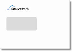 Couvert C5 mit Fenster rechts